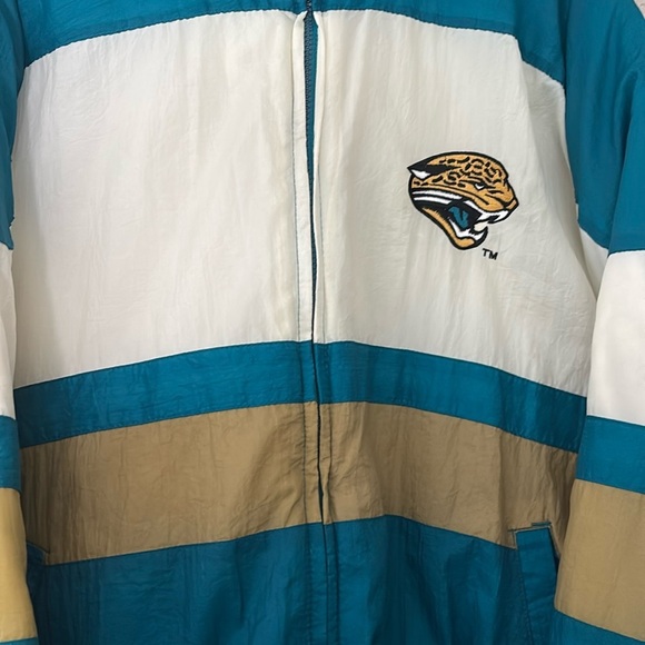 Rare Mens Vintage Locker Line by Russell Jacksonville Jaguars Jacket, Large NFL - Picture 3 of 14